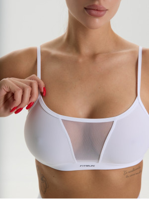Спортивный Топ FITRUN Top SPIDER EVA "Total White"