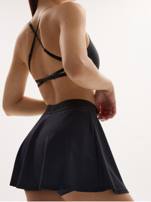 Спортивний Топ FITRUN Top Cross "Total Black"