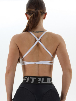 Спортивный Топ FITRUN Top Cross "Total White"