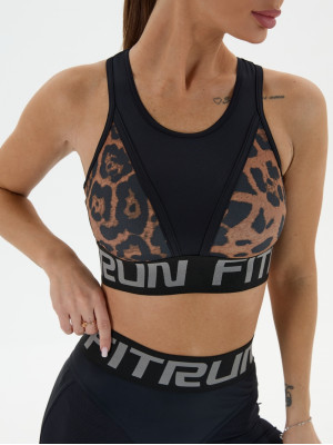 Спортивний Топ FITRUN Top "Chocolate Leo"