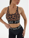 Спортивний Топ FITRUN Top X Brand "Chocolate Leo"