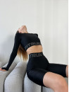 Cycling Short FITRUN Cycling Super Nuts Push-Up "Total Black"