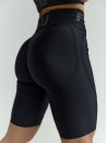 Cycling Short FITRUN Cycling Super Nuts "Total Black"
