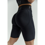 Cycling Short FITRUN Cycling Super Nuts "Total Black"