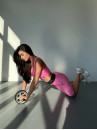 Cycling Short FITRUN Cycling Super Nuts Push-Up "Total Shine Barbie"