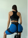 Cycling Short FITRUN Cycling Super Nuts Push-Up "Blue"