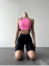 Cycling Short FITRUN Cycling Super Nuts "Total Black Bubble"