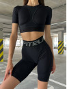 Cycling Short FITRUN Cycling Super Nuts "Total Black Relief"