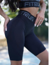 Cycling Short FITRUN Cycling Super Nuts Push-Up "Total Black Relief"