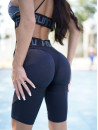 Cycling Short FITRUN Cycling Super Nuts Push-Up "Total Black Relief"