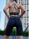 Cycling Short FITRUN Cycling Super Nuts Push-Up "Total Black Relief"