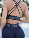 Cycling Short FITRUN Cycling Super Nuts Push-Up "Total Black Relief"