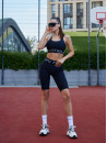 Cycling Short FITRUN Cycling Super Nuts Push-Up "Total Black Relief"