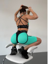 Cycling Short FITRUN Cycling Super Nuts "Mint Relief"