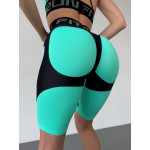 Cycling Short FITRUN Cycling Super Nuts Push-Up "Mint Relief"