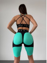 Велосипедки FITRUN Cycling Super Nuts Push-Up "Mint Relief"