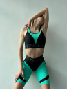 Cycling Short FITRUN Cycling Super Nuts Push-Up "Mint Relief"