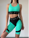 Велосипедки FITRUN Cycling Super Nuts Push-Up "Mint Relief"