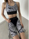 Cycling Short FITRUN Cycling Super Nuts "Zebra"