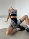 Cycling Short FITRUN Cycling Super Nuts "Zebra"