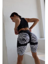 Cycling Short FITRUN Cycling Super Nuts Push-Up "Zebra"