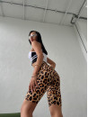 Cycling Short FITRUN Cycling V-Classic "Leopard"