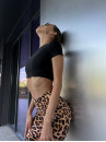 Cycling Short FITRUN Cycling V-Classic "Leopard"