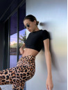 Cycling Short FITRUN Cycling V-Classic "Leopard"