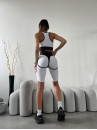 Cycling Short FITRUN Cycling Super Nuts "White Relief"