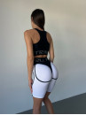 Cycling Short FITRUN Cycling Super Nuts "White Relief"