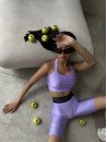 Cycling Short FITRUN Cycling Super Nuts Push-Up "Total Shine Lilac"