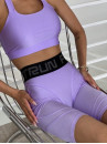 Cycling Short FITRUN Cycling Super Nuts Push-Up "Total Shine Lilac"