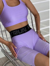 Cycling Short FITRUN Cycling Super Nuts Push-Up "Total Shine Lilac"