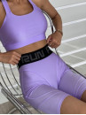 Cycling Short FITRUN Cycling Super Nuts Push-Up "Total Shine Lilac"