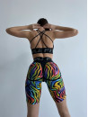 Велосипедки FITRUN Cycling Super Nuts "Colourful Zebra"