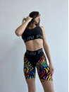 Велосипедки FITRUN Cycling Super Nuts "Colourful Zebra"