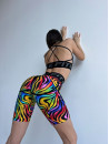 Велосипедки FITRUN Cycling Super Nuts "Colourful Zebra"
