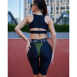 Cycling Short FITRUN Cycling Turbo "Olive Blaze"