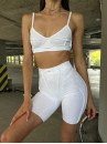 Cycling Short FITRUN Cycling Versa "White VE"