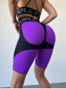 Cycling Short FITRUN  Cycling Super Nuts Push-Up "Purple Relief"