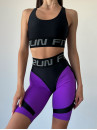 Cycling Short FITRUN  Cycling Super Nuts Push-Up "Purple Relief"