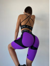 Велосипедки FITRUN  Cycling Super Nuts Push-Up "Purple Relief"