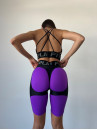 Cycling Short FITRUN  Cycling Super Nuts Push-Up "Purple Relief"