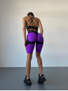 Cycling Short FITRUN  Cycling Super Nuts Push-Up "Purple Relief"