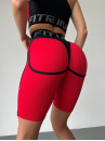 Cycling Short FITRUN Cycling Super Nuts "Red Relief"