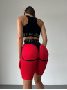 Cycling Short FITRUN Cycling Super Nuts "Red Relief"