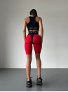 Cycling Short FITRUN Cycling Super Nuts "Red Relief"