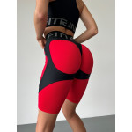Cycling Short FITRUN  Cycling Super Nuts Push-Up "Red Relief"