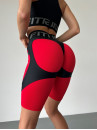 Cycling Short FITRUN  Cycling Super Nuts Push-Up "Red Relief"