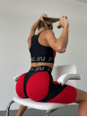 Cycling Short FITRUN  Cycling Super Nuts Push-Up "Red Relief"